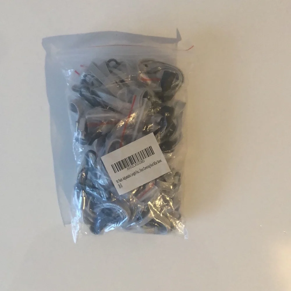 10 Pack - Adjustable Length Face Covering Lanyard